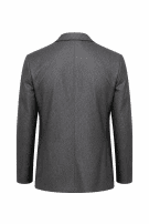 PAL ZILERI GIACCA BLAZER MOTIVO GRIGIO UOMO PRE OWNED L