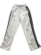 PALM ANGELS PANTALONI TRACK SPORTSWEAR OFF WHITE UNISEX PRE OWNED XS