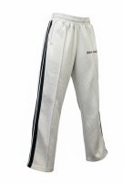 PALM ANGELS PANTALONI TRACK SPORTSWEAR OFF WHITE UNISEX PRE OWNED XS