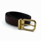 Pancaldi ζώνη leather vintage καφέ ΑΝΤΡΙΚΟ one size pre-owned