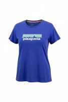 PATAGONIA T SHIRT GRAPHIC ΜΠΛΕ ΓΥΝΑΙΚΕΙΟ PRE OWNED M