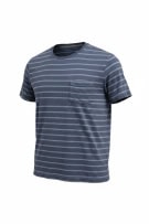 PATAGONIA T-shirt Ριγέ με Τσέπη Μπλε Unisex M