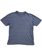 PATAGONIA T-shirt Ριγέ με Τσέπη Μπλε Unisex M