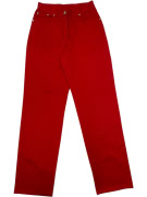 PAUL & SHARK Women's Red Stretch Chino Trousers