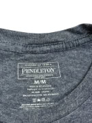 PENDLETON T-SHIRT SPELLOUT LOGO ΜΠΛΕ UNISEX M