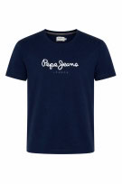 PEPE JEANS GRAPHIC TEE MINIMAL NAVY ΑΝΤΡΙΚΟ PRE OWNED L