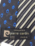PIERRE CARDIN CRAVATTA CLASSICA NERA UOMO PRE OWNED