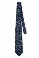 PIERRE CARDIN NECKTIE RETRO NAVY MEN PRE OWNED
