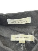 PIERRE CARDIN ΚΟΝΤΟΜΑΝΙΚΟ ΠΟΥΚΑΜΙΣΟ GRAPHIC FADED BLACK ΑΝΤΡΙΚΟ PRE OWNED L