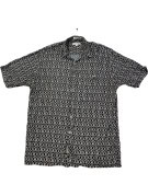 PIERRE CARDIN ΚΟΝΤΟΜΑΝΙΚΟ ΠΟΥΚΑΜΙΣΟ RETRO ΜΑΥΡΟ ΑΝΤΡΙΚΟ PRE OWNED M