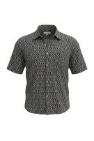 PIERRE CARDIN ΚΟΝΤΟΜΑΝΙΚΟ ΠΟΥΚΑΜΙΣΟ RETRO ΜΑΥΡΟ ΑΝΤΡΙΚΟ PRE OWNED M