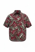 PIERRE CARDIN ΚΟΝΤΟΜΑΝΙΚΟ ΠΟΥΚΑΜΙΣΟ TROPICAL ΜΠΟΡΝΤΟ ΑΝΤΡΙΚΟ PRE OWNED XL