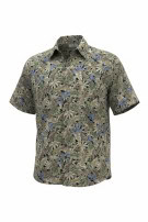 PIERRE CARDIN ΚΟΝΤΟΜΑΝΙΚΟ ΠΟΥΚΑΜΙΣΟ VINTAGE FLORAL ΜΠΕΖ ΑΝΤΡΙΚΟ PRE OWNED M
