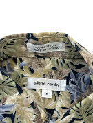 PIERRE CARDIN ΚΟΝΤΟΜΑΝΙΚΟ ΠΟΥΚΑΜΙΣΟ VINTAGE FLORAL ΜΠΕΖ ΑΝΤΡΙΚΟ PRE OWNED M