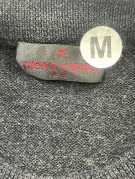 PIERRE CARDIN KNIT SWEATER RETRO CHARCOAL MENS PRE OWNED M