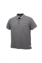 PIERRE CARDIN POLO IN COTONE PIMA GRIGIO DA UOMO L-XL