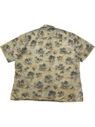 PIERRE CARDIN SHIRT ALOHA BEIGE MEN PRE OWNED L