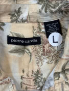 PIERRE CARDIN SHIRT ALOHA BEIGE MEN PRE OWNED L