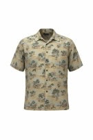 PIERRE CARDIN SHIRT ALOHA BEIGE MEN PRE OWNED L