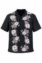 GEORGE CAMICIA FLOREALE BLU UOMO PRE OWNED XL