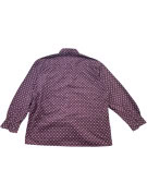 PIERRE CARDIN LONG SLEEVE SHIRT CLASSIC PURPLE MENS PRE OWNED L