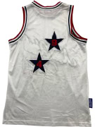 Pit Stop All Star Jersey Tank Top sportivo in mesh con logo bianco da uomo M
