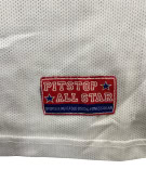 Pit Stop All Star Jersey Tank Top sportivo in mesh con logo bianco da uomo M