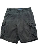 POLO BY RALPH LAUREN CARGO ΒΕΡΜΟΥΔΑ WORKWEAR ΞΕΒΑΜΜΕΝΟ ΜΑΥΡΟ ΑΝΤΡΙΚΟ PRE OWNED L