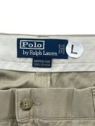 POLO BY RALPH LAUREN PANTALONI CHINO CLASSICO BEIGE UOMO PRE OWNED L