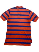 POLO BY RALPH LAUREN POLO SHIRT VINTAGE WITH STRIPES AND EMBROIDERED LOGO ORANGE-BLUE UNISEX M
