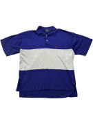 POLO BY RALPH LAUREN POLO SHIRT CLASSIC COLORBLOCK ΜΠΛΕ ΑΝΤΡΙΚΟ PRE OWNED M