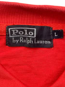 POLO BY RALPH LAUREN POLO SHIRT CLASSIC ΚΟΚΚΙΝΟ ΑΝΤΡΙΚΟ PRE OWNED L