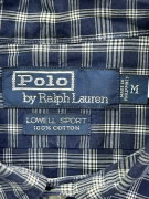 POLO BY RALPH LAUREN ΠΟΥΚΑΜΙΣΟ CHECKERED LOGO ΜΠΛΕ UNISEX M