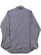 POLO BY RALPH LAUREN BUTTON UP SHIRT CLASSIC STRIPED NAVY WHITE MENS PRE OWNED XL