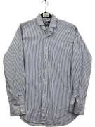 POLO BY RALPH LAUREN CAMICIA ESTATE CLASSIC FIT A RIGHE BLU/BIANCO UNISEX M