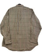POLO BY RALPH LAUREN CAMICIA A QUADRI BEIGE UOMO PRE OWNED L