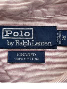 POLO BY RALPH LAUREN SHIRT CLASSIC GREY MENS PRE OWNED M