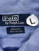 POLO BY RALPH LAUREN ΠΟΥΚΑΜΙΣΟ ΚΛΑΣΙΚΟ ΜΠΛΕ ΑΝΤΡΙΚΟ PRE OWNED L