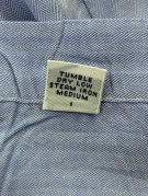 POLO BY RALPH LAUREN CAMICIA CLASSICA BLU UOMO PRE OWNED M