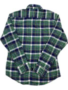 POLO BY RALPH LAUREN ΠΟΥΚΑΜΙΣΟ VINTAGE CHECK BIG LOGO ΠΡΑΣΙΝΟ/ΜΠΛΕ ΑΝΔΡΙΚΟ L