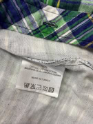 POLO BY RALPH LAUREN ΠΟΥΚΑΜΙΣΟ VINTAGE CHECK BIG LOGO ΠΡΑΣΙΝΟ/ΜΠΛΕ ΑΝΔΡΙΚΟ L