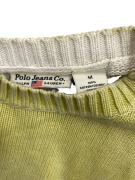 POLO JEANS CO. RALPH LAUREN Πλεκτό Πουλόβερ Vintage Basic Λαχανί Ανδρικό M