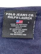 Polo Jeans Ralph Lauren T-shirt a maniche lunghe bicolore Nero-Rosso L