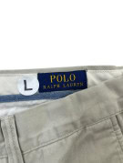 POLO RALPH LAUREN PANTALONI CHINO CLASSICO BEIGE UOMO PRE OWNED L