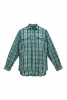 POLO RALPH LAUREN FLANNEL SHIRT CLASSIC GREEN ΑΝΤΡΙΚΟ PRE OWNED L