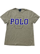 Polo Ralph Lauren Γκρι T-Shirt με Logo Print