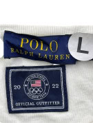 POLO RALPH LAUREN MAGLIETTA GRAPHIC SPORTY BIANCO UOMO PRE OWNED L