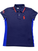 Polo Ralph Lauren Γυναικείο Polo Μπλε Navy US Open Logo Size S