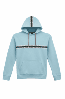 POLO RALPH LAUREN FELPA CON CAPPUCCIO MINIMAL AZZURRO UOMO PRE OWNED M