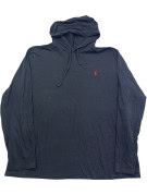 POLO RALPH LAUREN HOODIE MINIMAL ΜΑΥΡΟ ΑΝΤΡΙΚΟ PRE OWNED XL